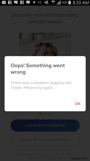 How to Solve Tinder Cannot Login on Android
