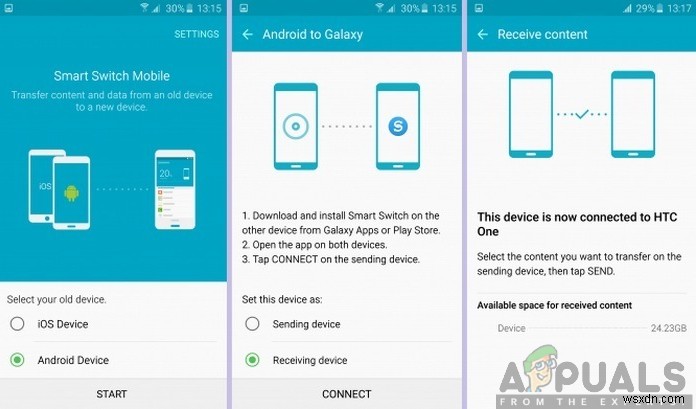 How to use Samsung Smart Switch