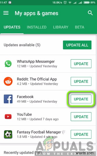 How to Fix Facebook News Feed not Working
