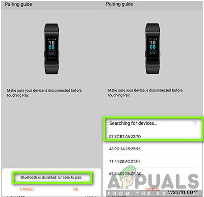Fix: Huawei Band 3 Pro can’t connect to Phone