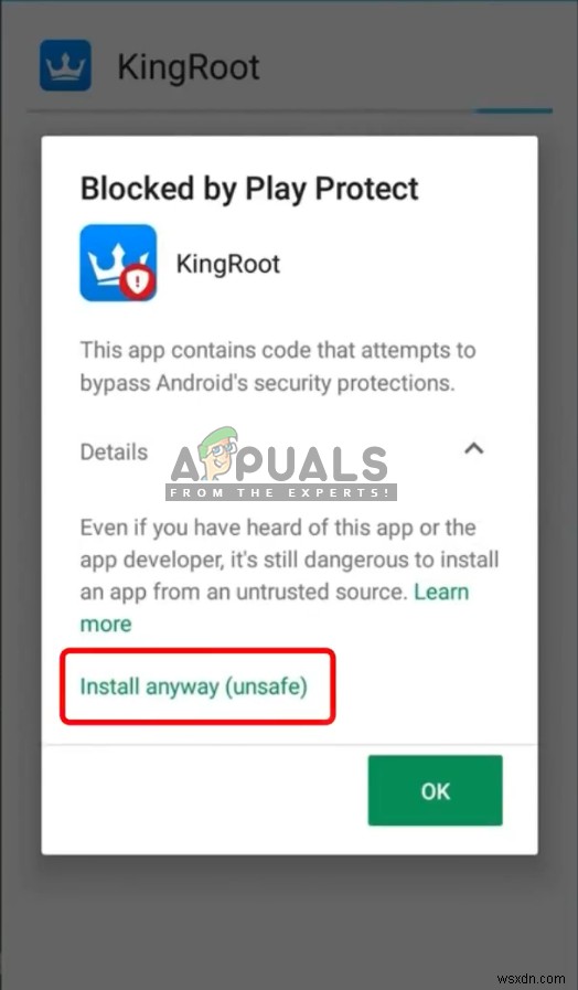 Fix: Android App not Installed