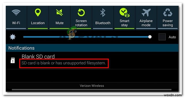 Fix: SD Card is Blank or Has Unsupported Filesystem