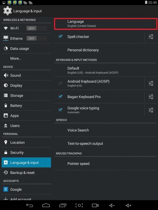 How to Change Language on your Android Device