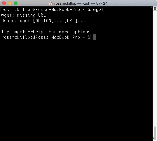 How to Install wget in macOS