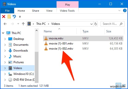 How to Split an MKV File