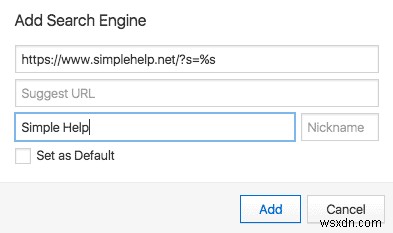 How to Add a New Search Engine to Vivaldi