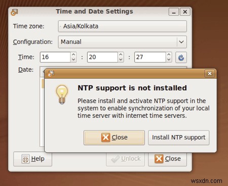 How to setup Ubuntu to sync its time over the Internet