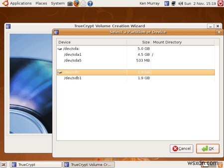 How to encrypt a USB thumb drive in Ubuntu