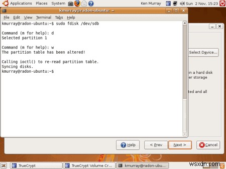 How to encrypt a USB thumb drive in Ubuntu
