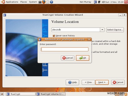 How to encrypt a USB thumb drive in Ubuntu