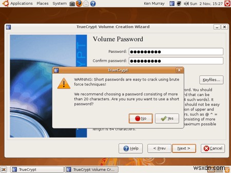 How to encrypt a USB thumb drive in Ubuntu