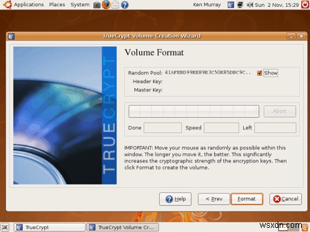How to encrypt a USB thumb drive in Ubuntu