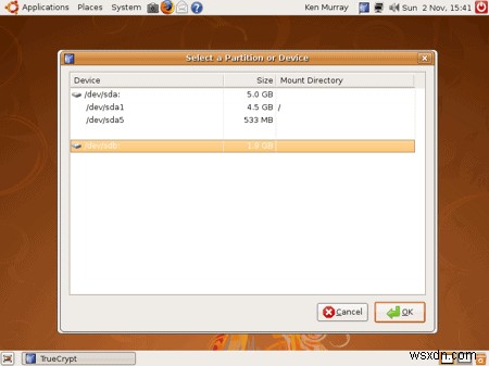 How to encrypt a USB thumb drive in Ubuntu