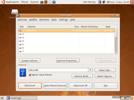 How to encrypt a USB thumb drive in Ubuntu