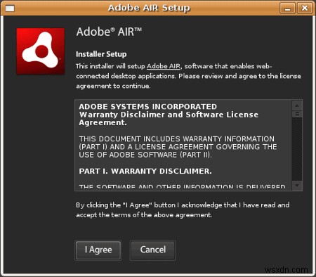 How to install Adobe AIR in Ubuntu