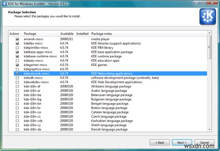 How to install and run KDE programs in Windows