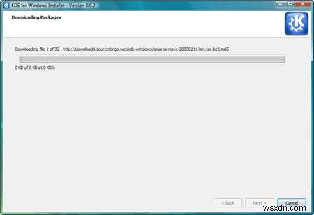 How to install and run KDE programs in Windows