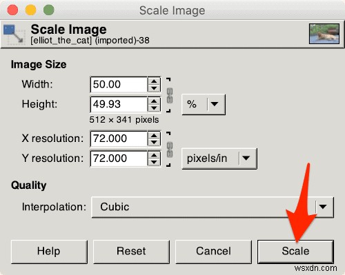 How to Resize Images Using the Gimp