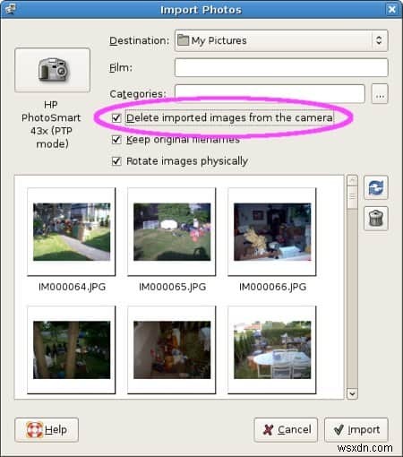 How to move or copy photos from your digital camera to your PC in Ubuntu