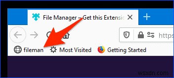 How to Access Files and Folders via a Firefox Tab