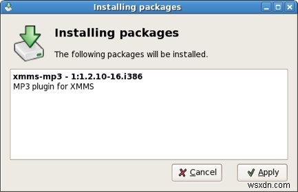 How to play MP3 files in Fedora