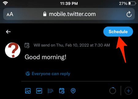 How to Schedule a Tweet to Send Later