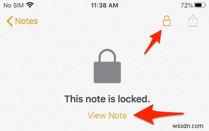How to Password Protect Your iPhone & iPad Notes