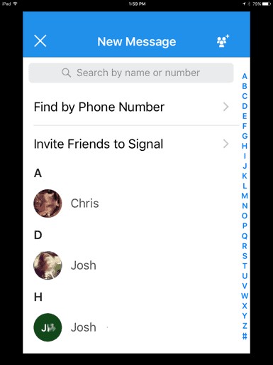 How to Use Signal on an iPad
