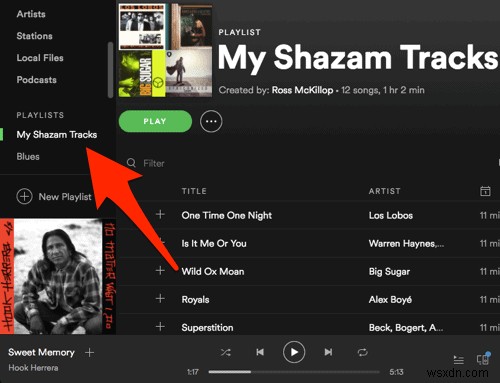 How to Create a Spotify Playlist from Your Shazam Tracks