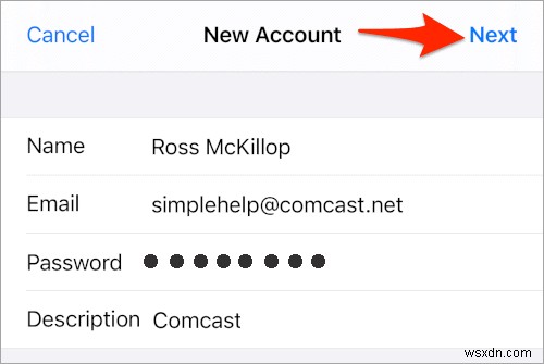 How to Add Comcast Email to an iPhone or iPad