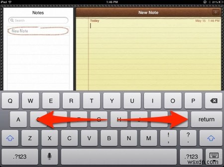 How to “Split” the iPad Keyboard
