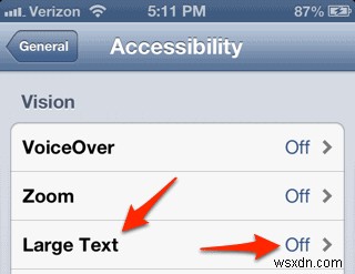 How to Increase the Font Size on Your iPhone or iPad