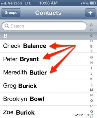 How to Sort Your iPhone Contacts by First Name