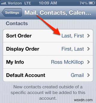 How to Sort Your iPhone Contacts by First Name