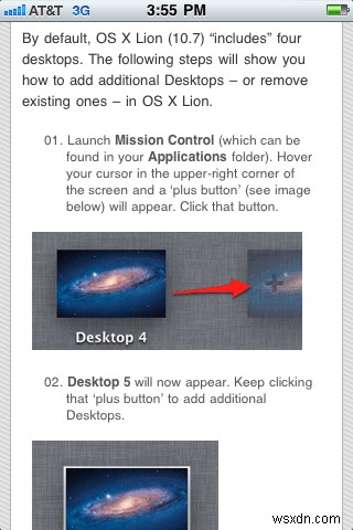 How to save a web site as a web-app on your Home Screen