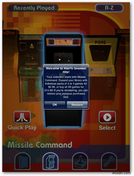 Get Your Retro Gaming on with Atari Greatest Hits for iPad
