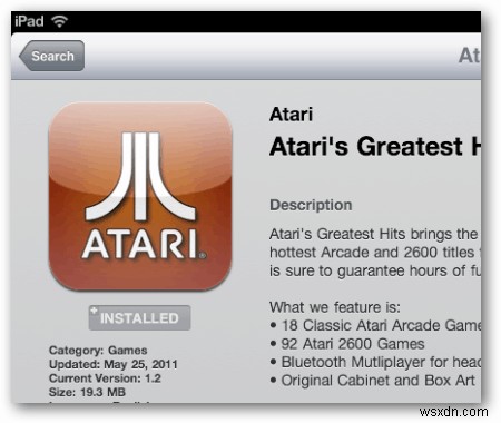 Get Your Retro Gaming on with Atari Greatest Hits for iPad