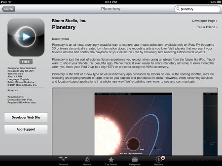 Turn Music on Your iPad Into an Incredibly Fun Sci-Fi Universe the Free Planetary App