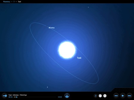 Turn Music on Your iPad Into an Incredibly Fun Sci-Fi Universe the Free Planetary App