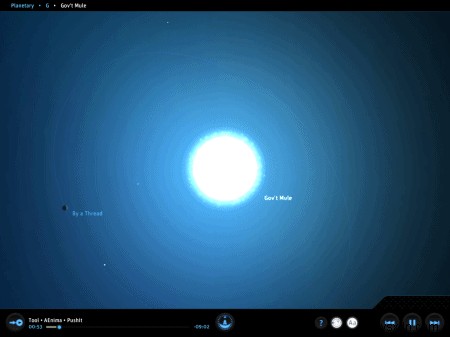 Turn Music on Your iPad Into an Incredibly Fun Sci-Fi Universe the Free Planetary App