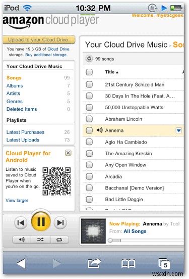 How to play MP3s on your iPhone via the Amazon Cloud Player