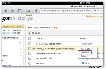 How To Use the Amazon Cloud Player on Your iPhone, iPad, or iPod Touch