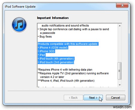 How To Upgrade Your iOS Device to Version 4.3