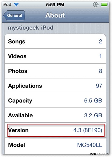How To Upgrade Your iOS Device to Version 4.3