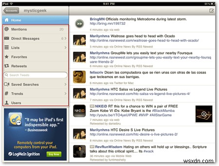 5 Great Twitter Apps For the iPad