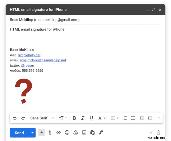 Create a Custom HTML Signature for Email On an iPhone or iPad
