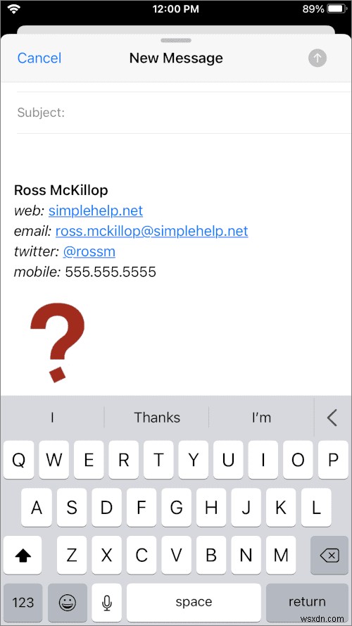 Create a Custom HTML Signature for Email On an iPhone or iPad