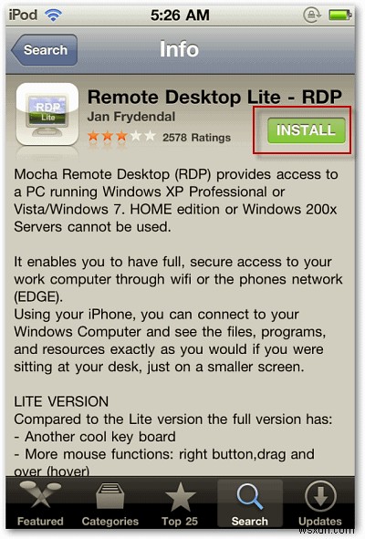 How To Use RDP Lite For Remote Desktop to Windows From an iPhone, iPad, or iPod Touch