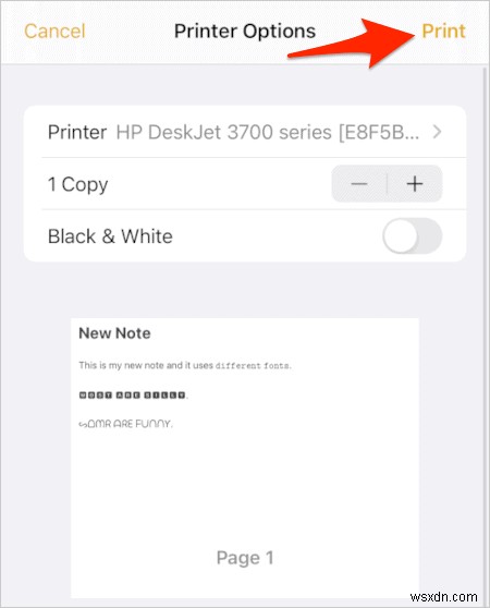 How to Print from your iPad, iPhone or iPod Touch