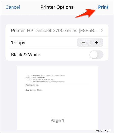 How to Print from your iPad, iPhone or iPod Touch